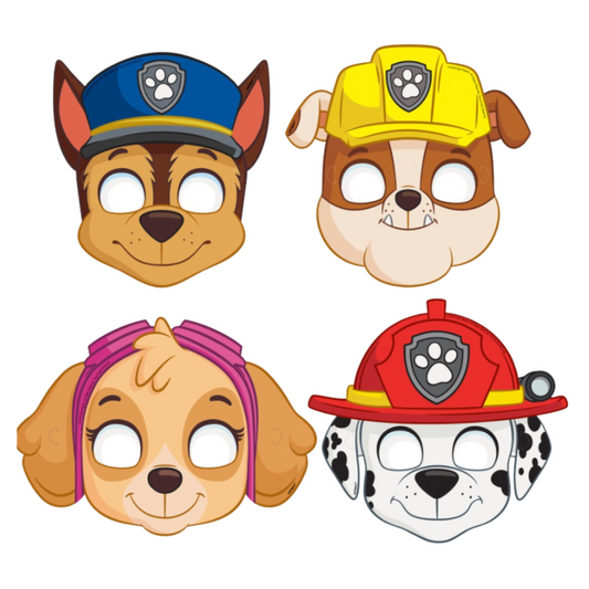 Paw Patrol Party Masks  8 Count