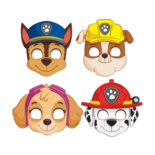 Paw Patrol Party Masks 8ct