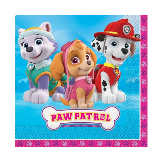 Paw Patrol Girl Luncheon Napkins 16ct