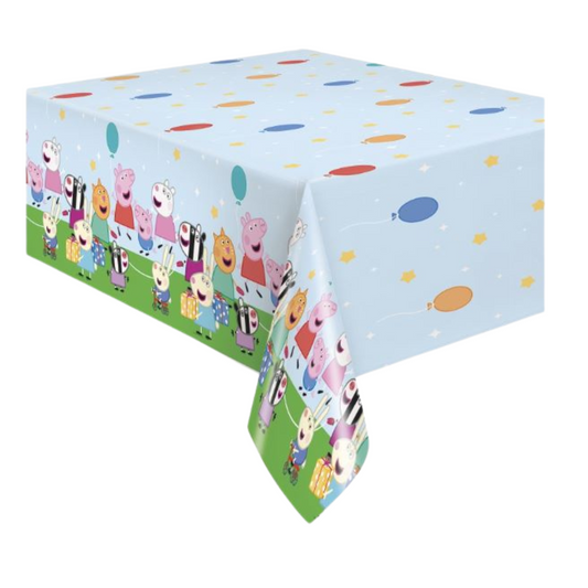Peppa Pig Rectangular Plastic Table Cover 54" x 84"