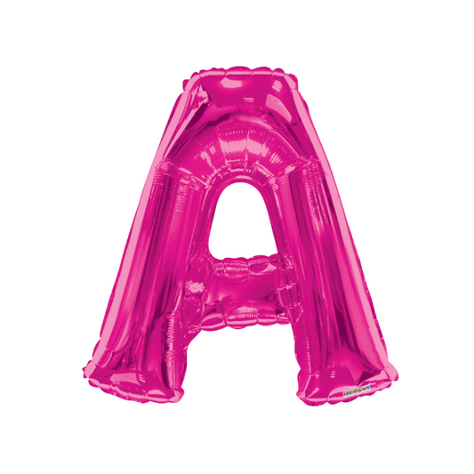 34" Magenta Letter Foil Balloons