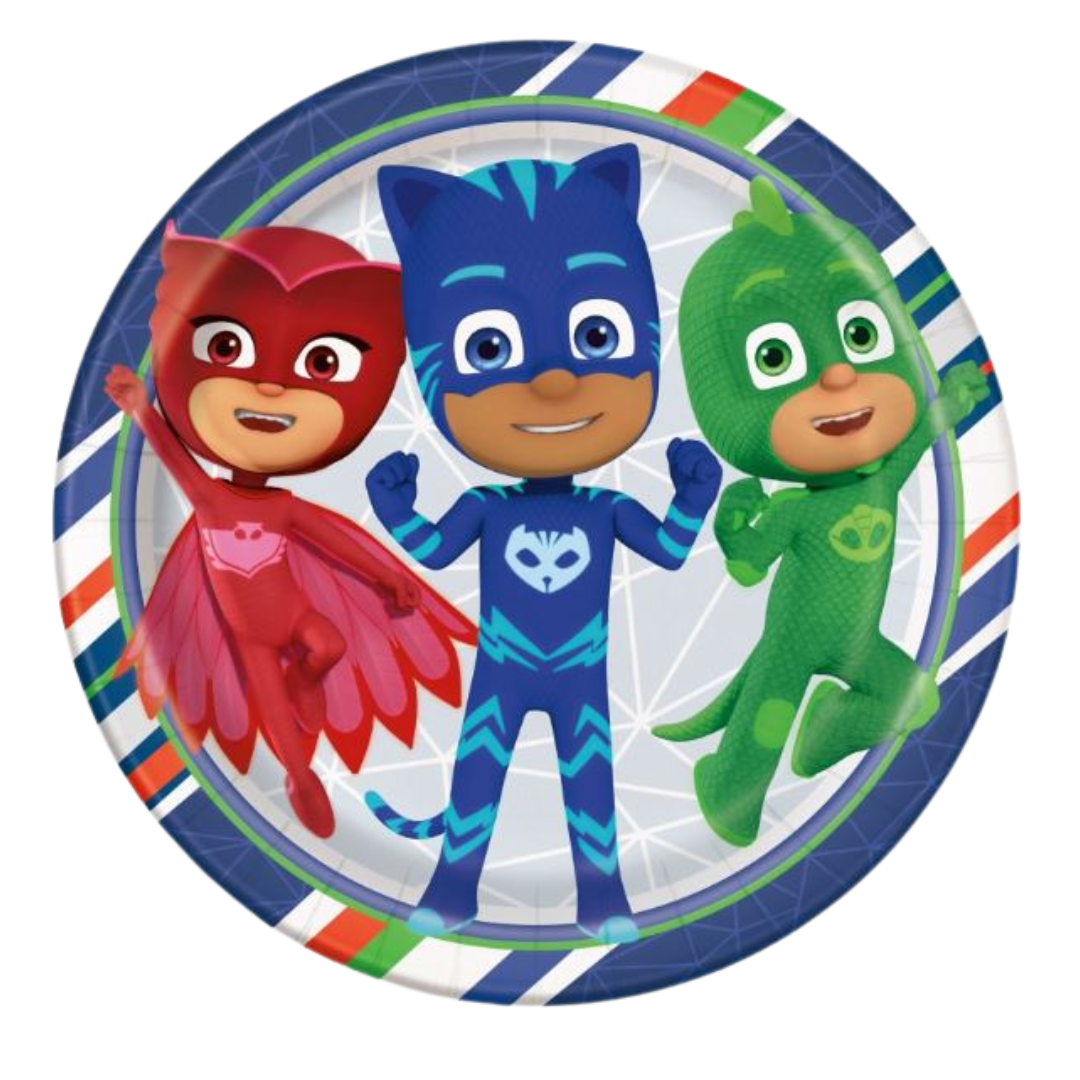 PJ Masks Round 9" Dinner Plates 8ct