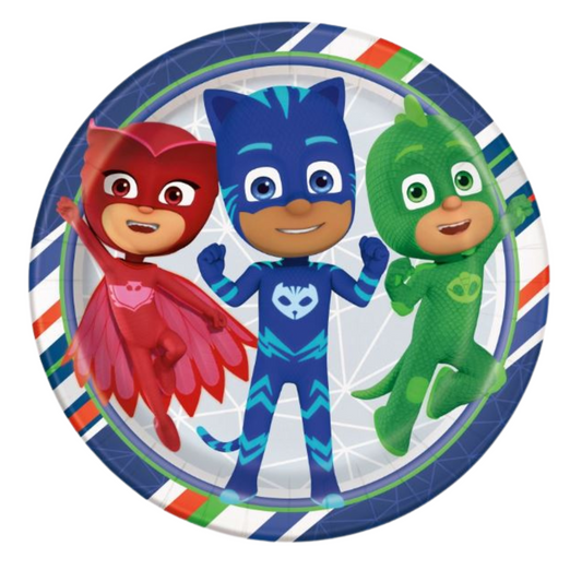 PJ Masks Round 9" Dinner Plates 8ct