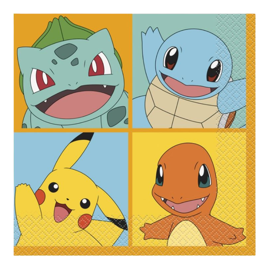Pokémon Luncheon Napkins 16ct