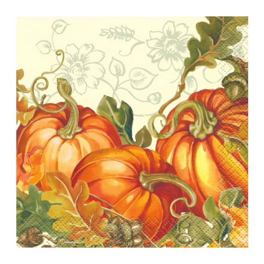 Traditional Thanksgiving Beverage Napkins 16ct