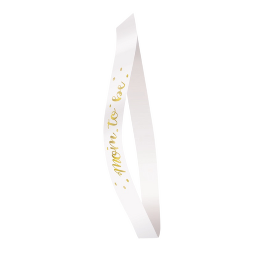 Mom to be Baby Shower Sash