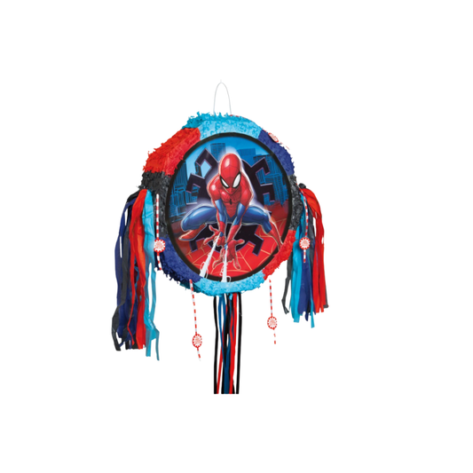 Spider-Man Drum Pull Pop Out Pinata