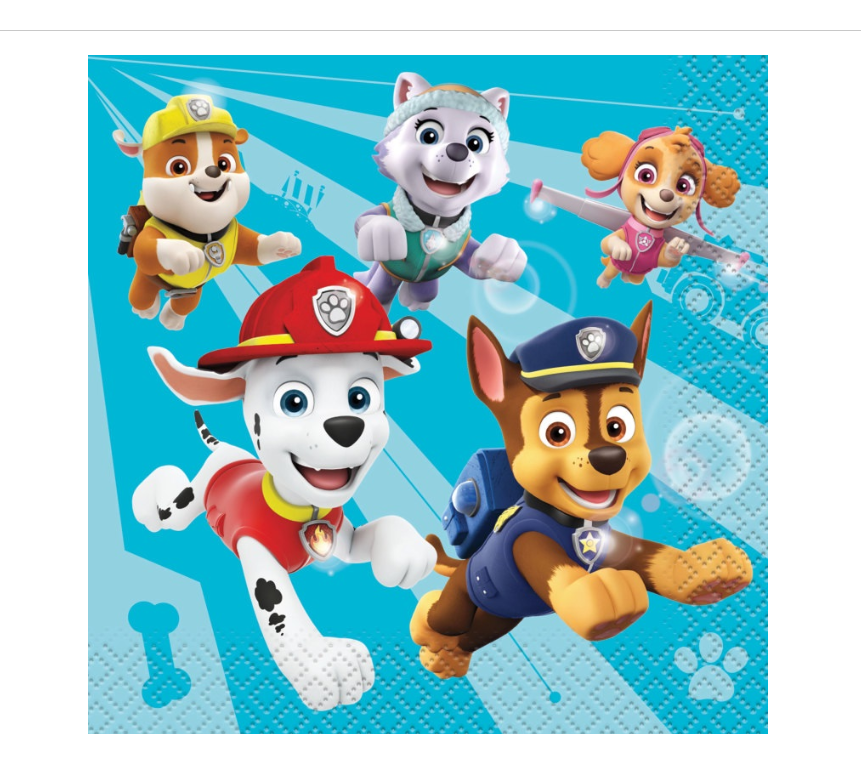 Paw Patrol Beverage Napkins 16ct