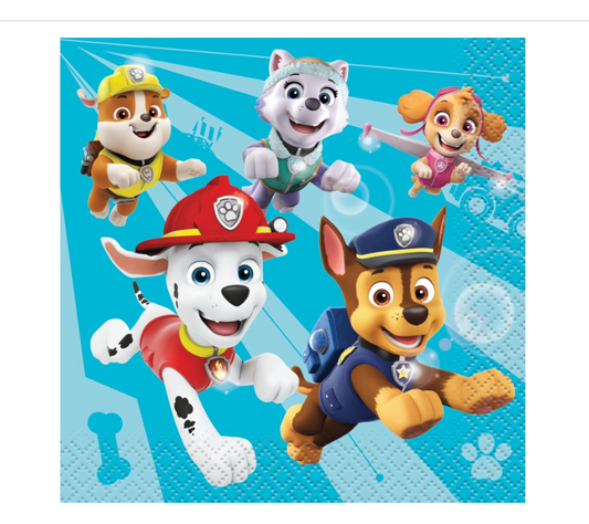 Paw Patrol Beverage Napkins 16ct