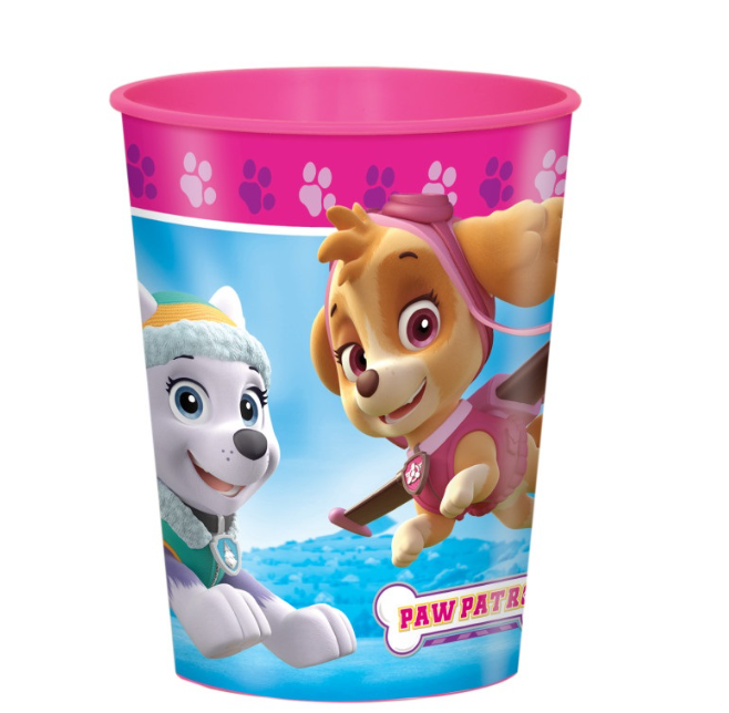 Paw Patrol Girl 16oz Plastic Stadium Cups