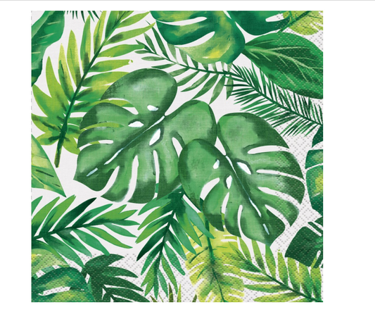 Palm Tropical Luau Luncheon Napkins