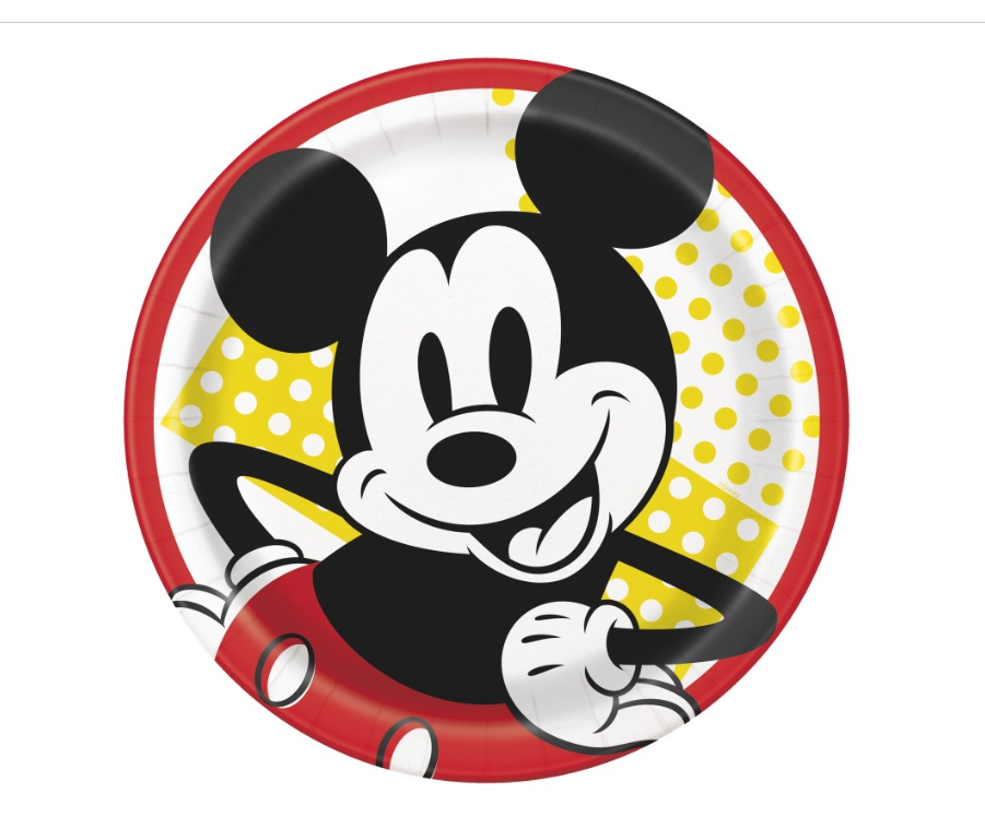 Disney Mickey Mouse Round 9" Dinner Plates