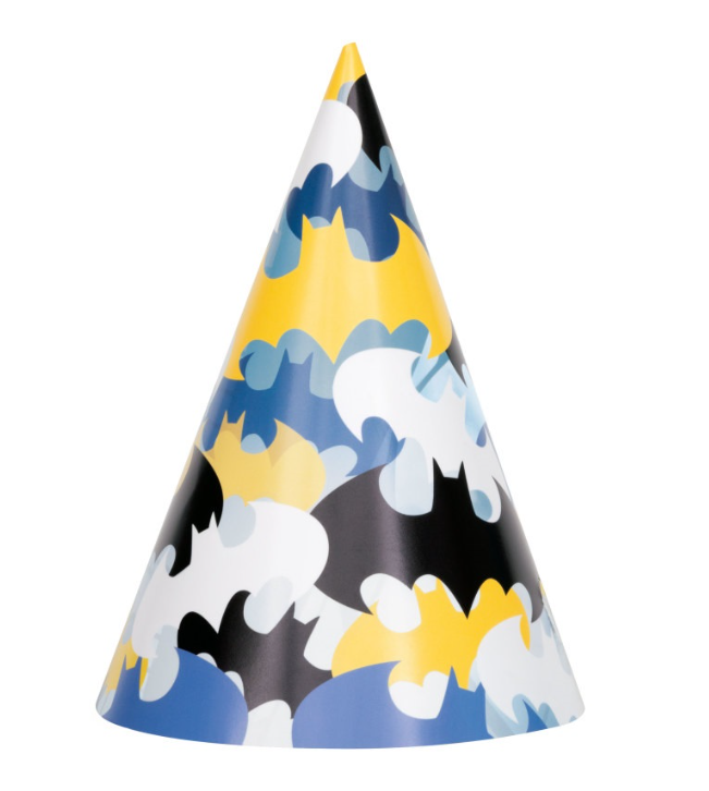 Batman Party Hats 8ct