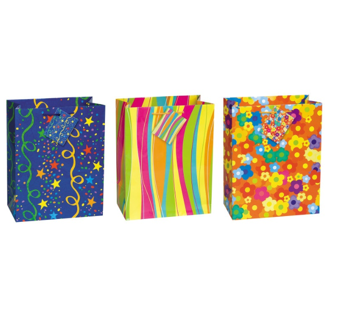 Bright And Bold Medium Gift Bag Assortment