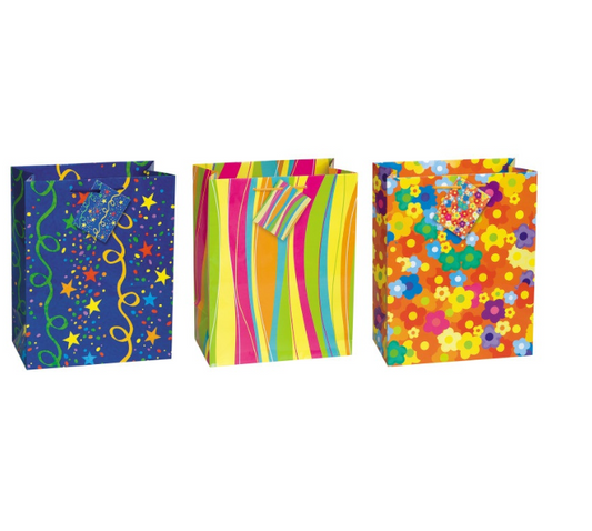 Bright And Bold Medium Gift Bag Assortment