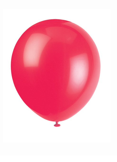12" Latex Balloons 72ct - Ruby Red