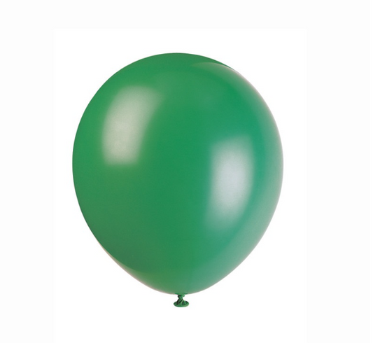 12" Latex Balloons 72ct - Forest Green