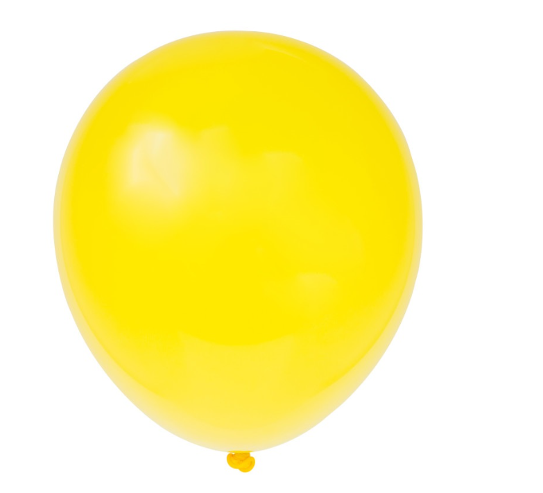 12" Latex Balloons 72ct - Sunburst Yellow