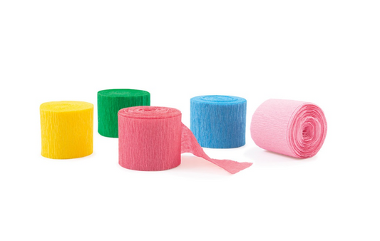 Spring Crepe Streamer Decorating Kit 5pc