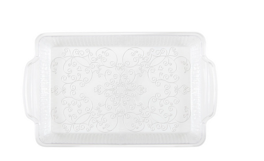 Premier Stylz Clear Plastic Serving Tray