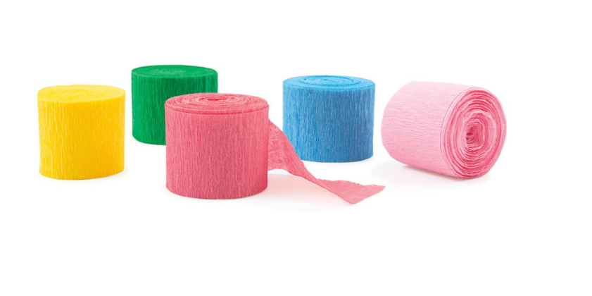 Spring Crepe Streamer Decorating Kit
