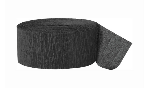 Black Crepe Streamer 81 ft