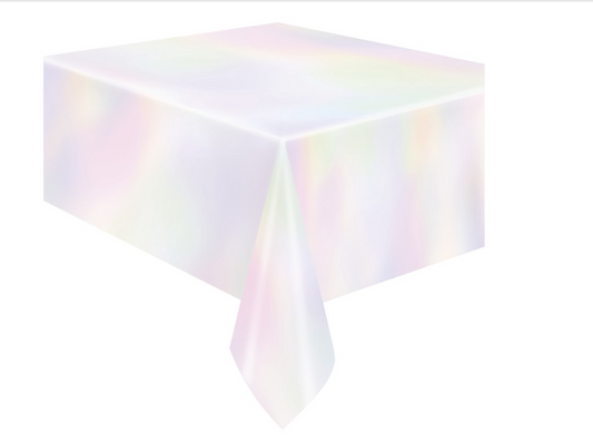 Iridescent Rectangular Foil Table Cover