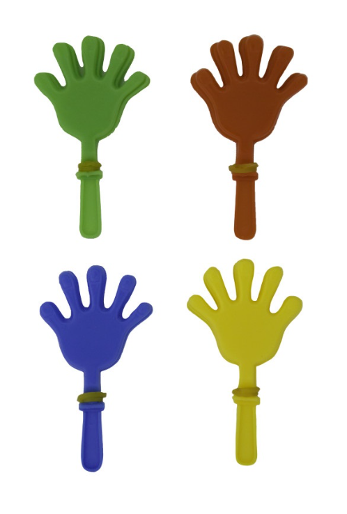 Hand Clapper Favors 3" 8ct