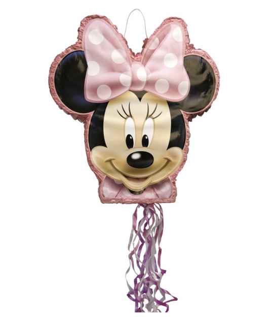 Disney Minnie Mouse Shaped Drum Pull Pinata
