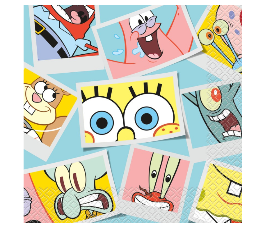 SpongeBob SquarePants Luncheon Napkins 16ct
