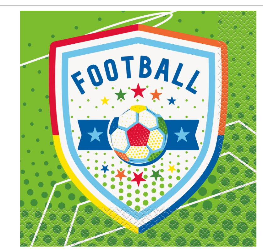 World Game Soccer "Football" Luncheon Napkins