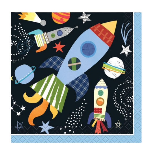 Outer Space Beverage Napkins 16ct