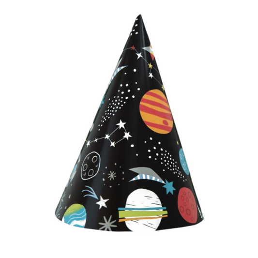 Outer Space Party Hats 8ct