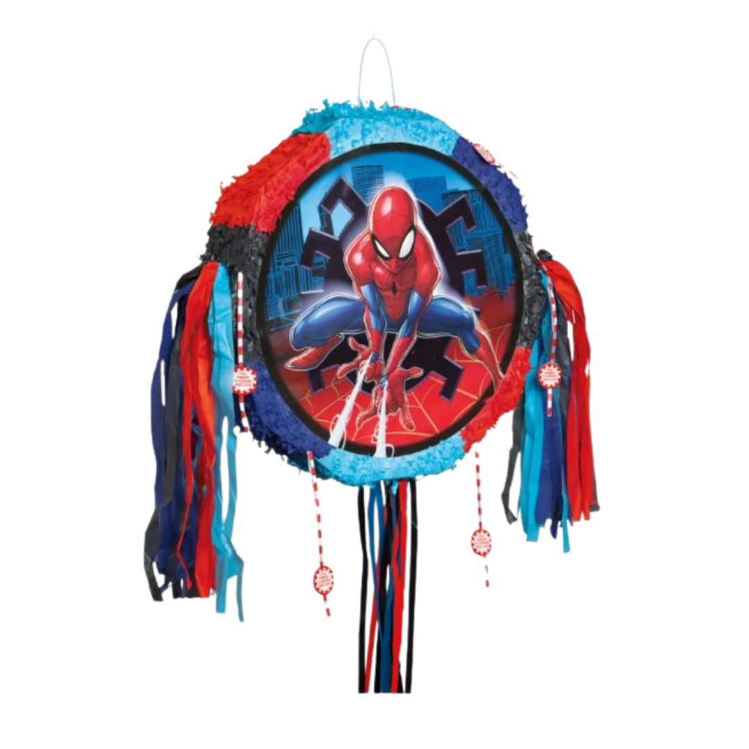 Spider-Man Drum Pull Pop Out Pinata