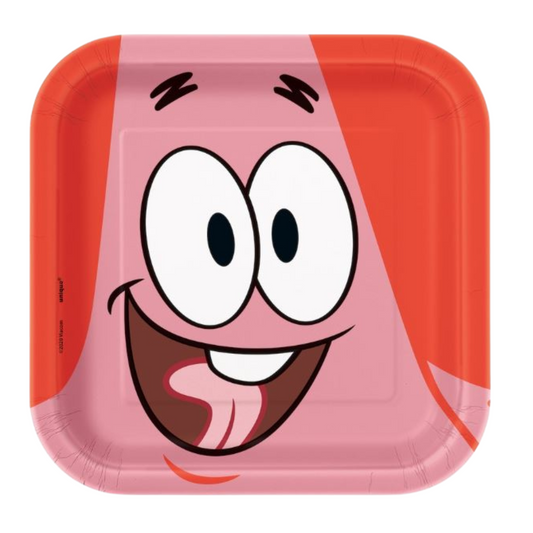 SpongeBob SquarePants Square 7" Dessert Plates 8ct