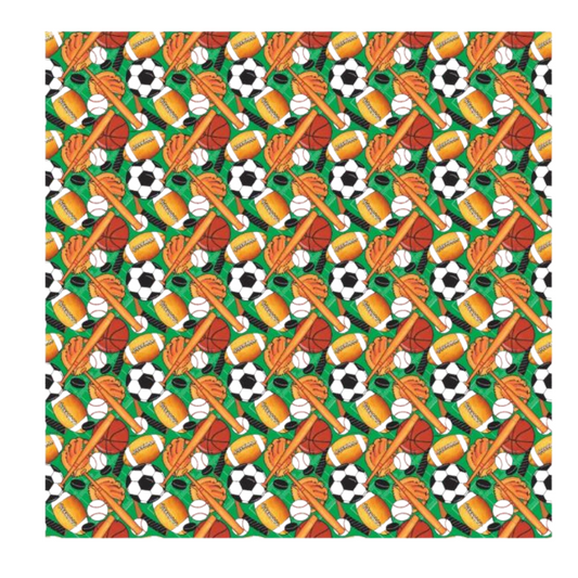 Classic Sports Gift Wrap 30" x 5 ft