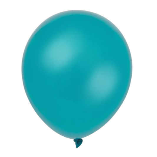 12" Latex Balloons 10ct - Teal