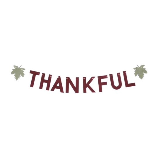 Thankful Felt Thanksgiving Banner