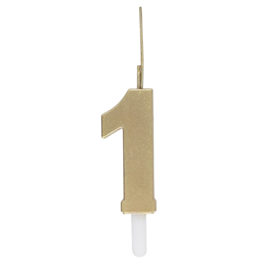 Gold Birthday Sparklers Candles