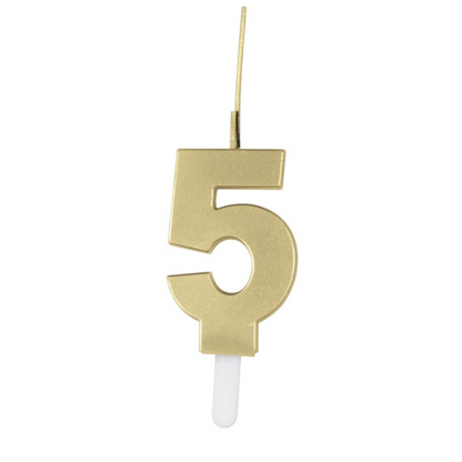 Gold Birthday Sparklers Candles