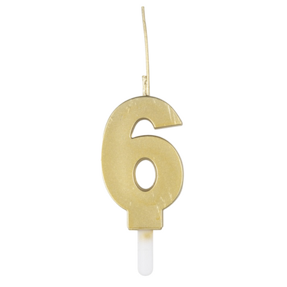 Gold Birthday Sparklers Candles