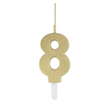 Gold Birthday Sparklers Candles