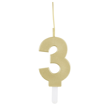 Gold Birthday Sparklers Candles