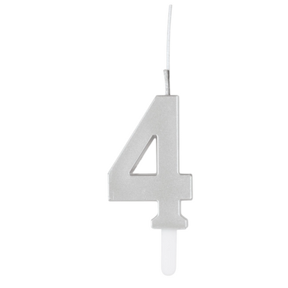 Silver Birthday Sparklers Candles