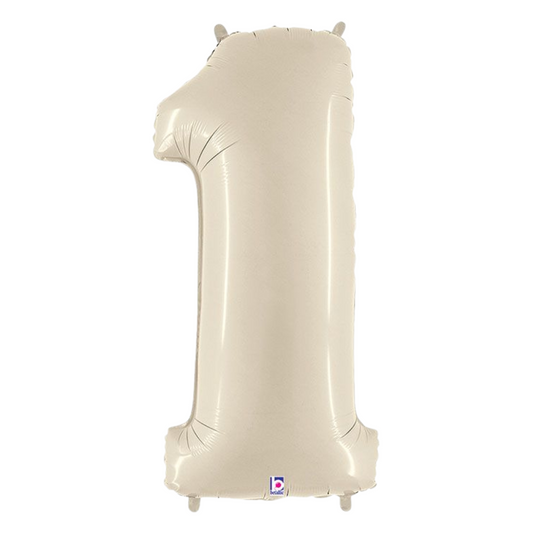 34" White Sand Numbers