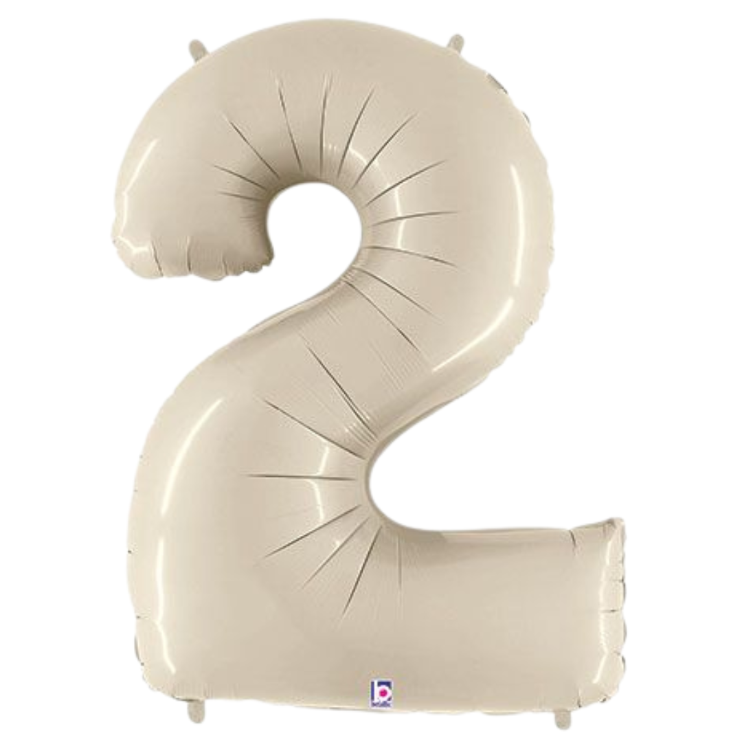 34" White Sand Numbers