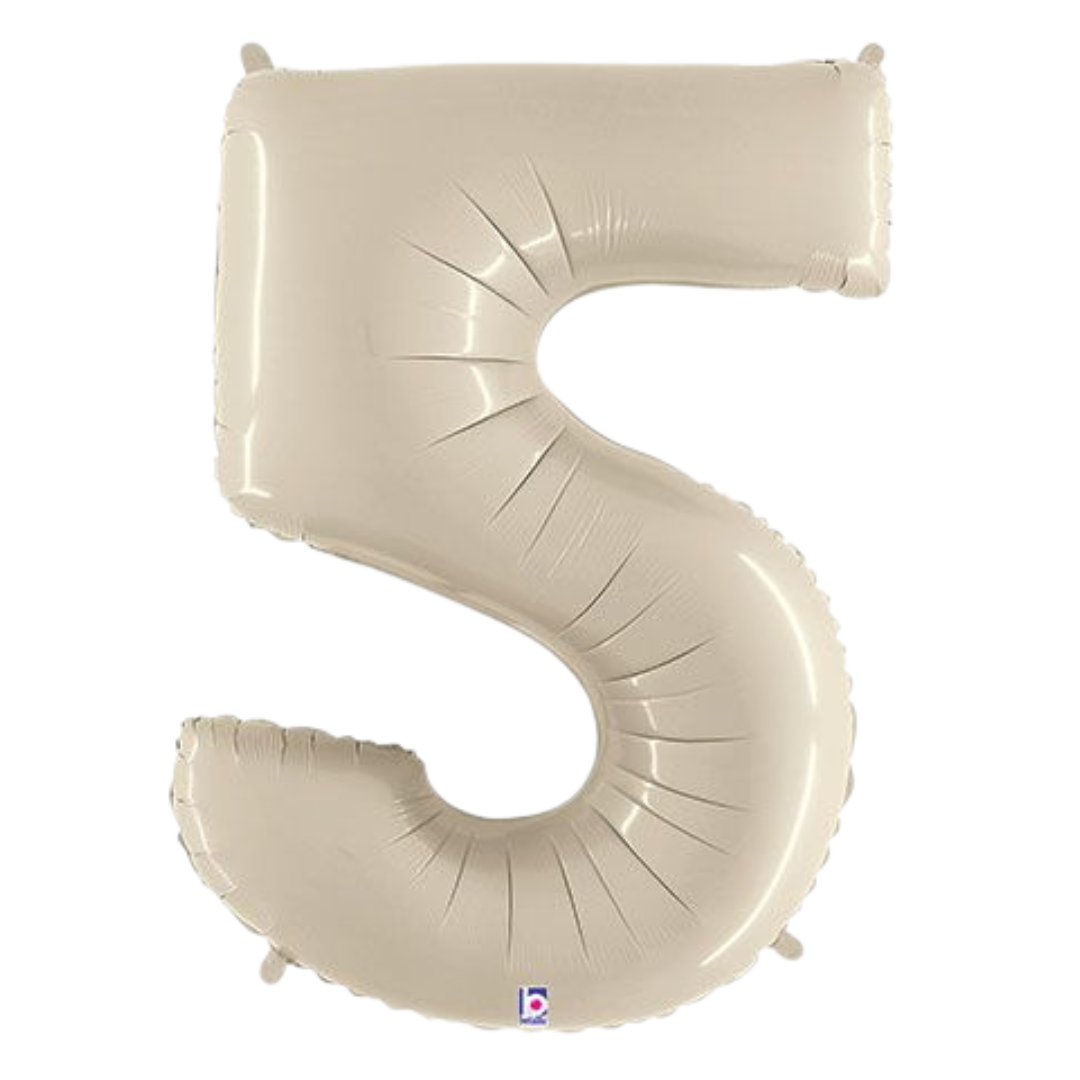 34" White Sand Numbers