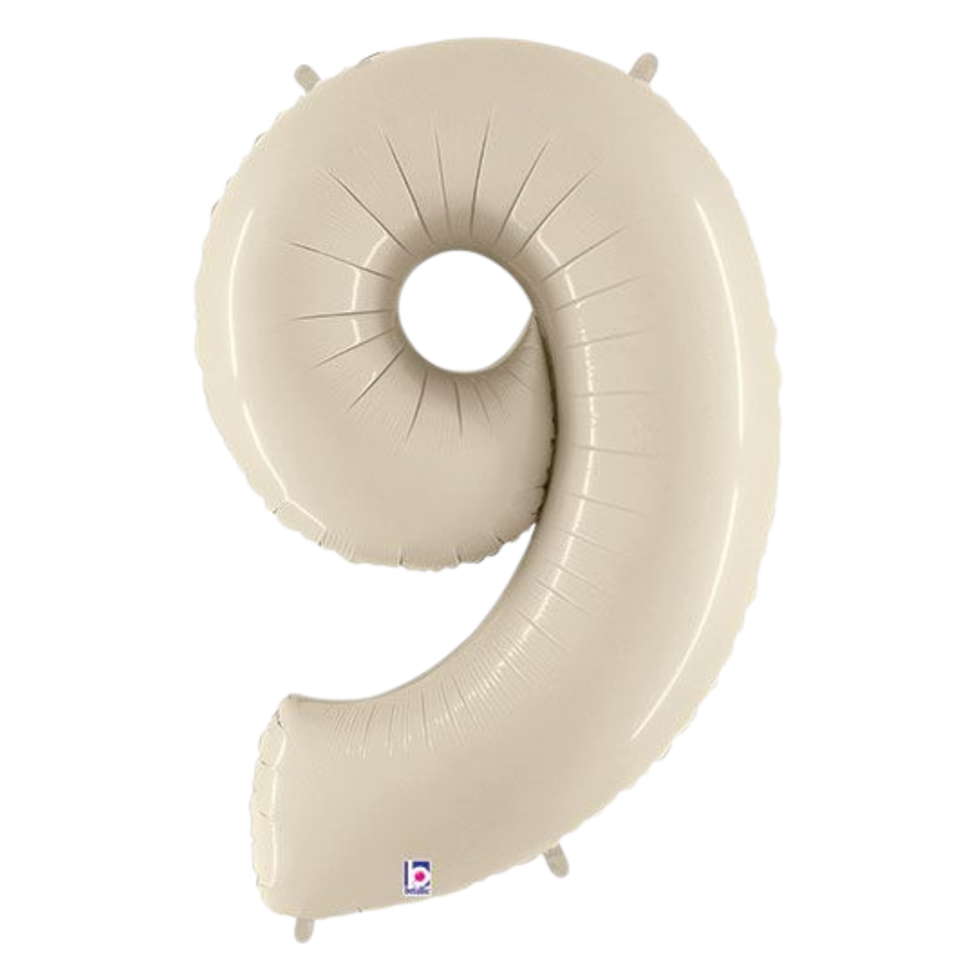 34" White Sand Numbers