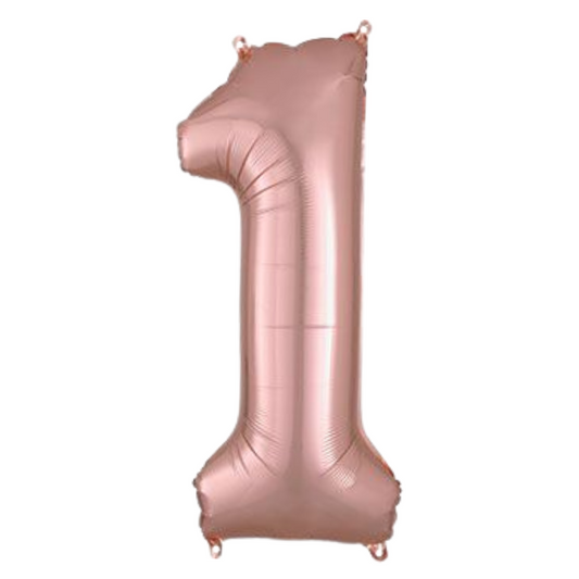 34" Rose Gold Numbers