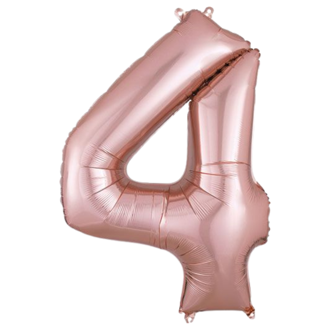 34" Rose Gold Numbers